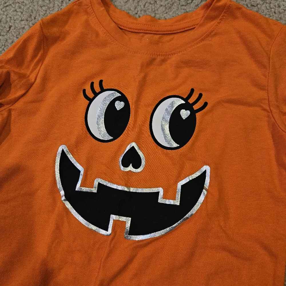 Halloween Pumpkin YS (6-6X) Longsleeve T-shirt